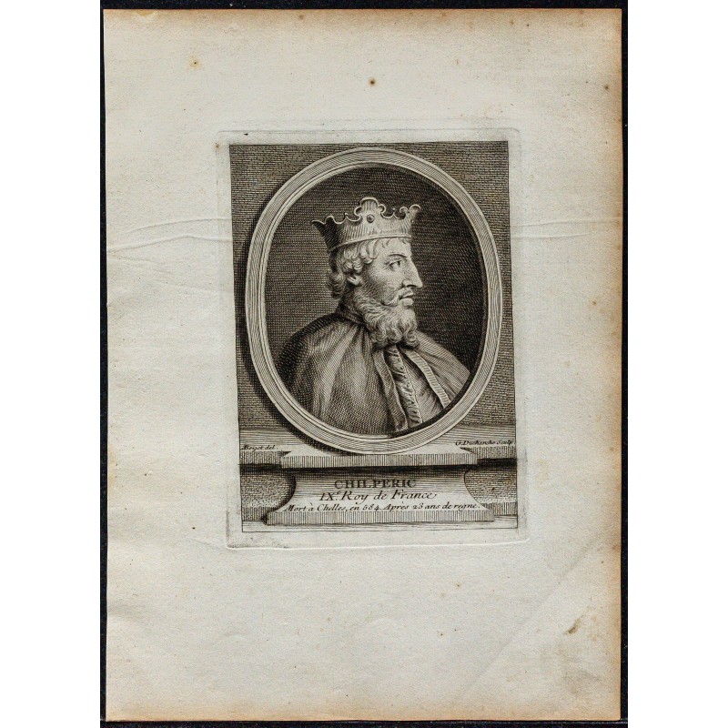 1778 - Portrait de Chilpéric I 1778 - Portrait de Chilpéric I