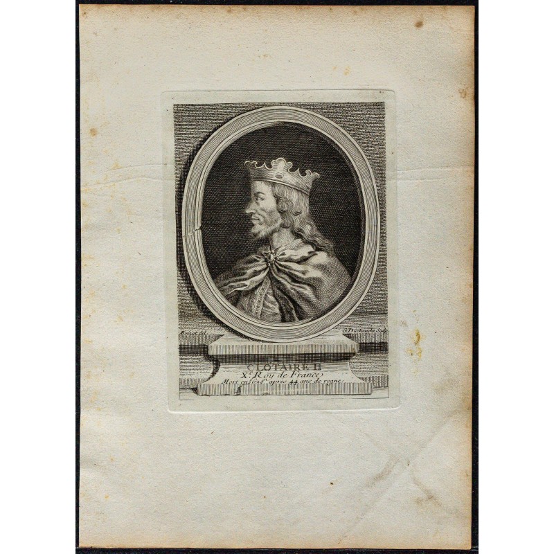 1778 - Portrait de Clotaire II 1778 - Portrait de Clotaire II