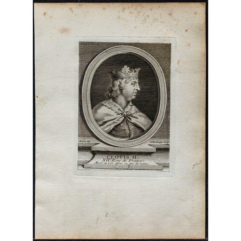 1778 - Portrait de Clovis II 1778 - Portrait de Clovis II
