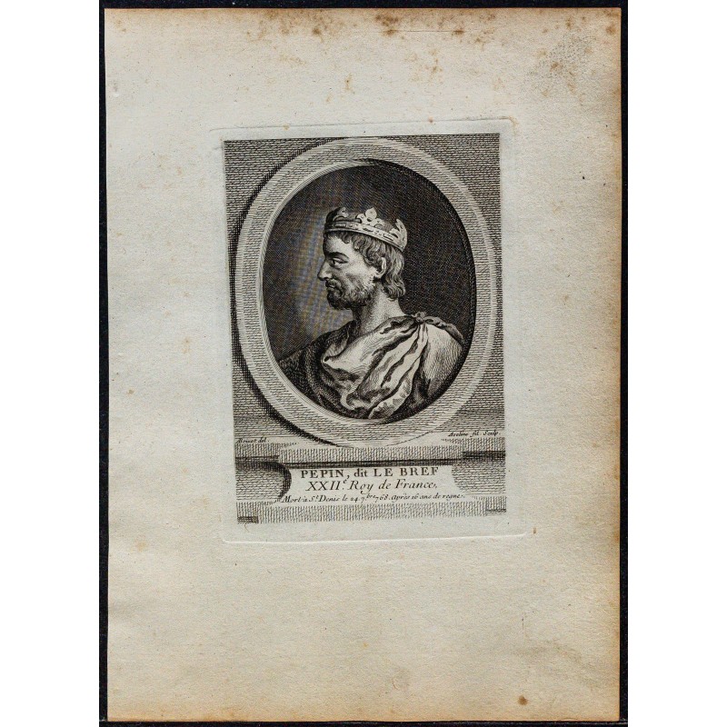 1778 - Portrait de Pépin dit le Bref 