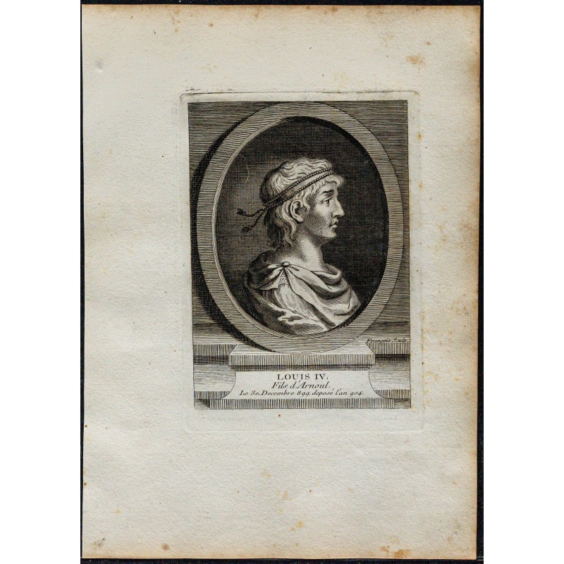 1778 - Portrait de Louis IV dit l'Enfant 
