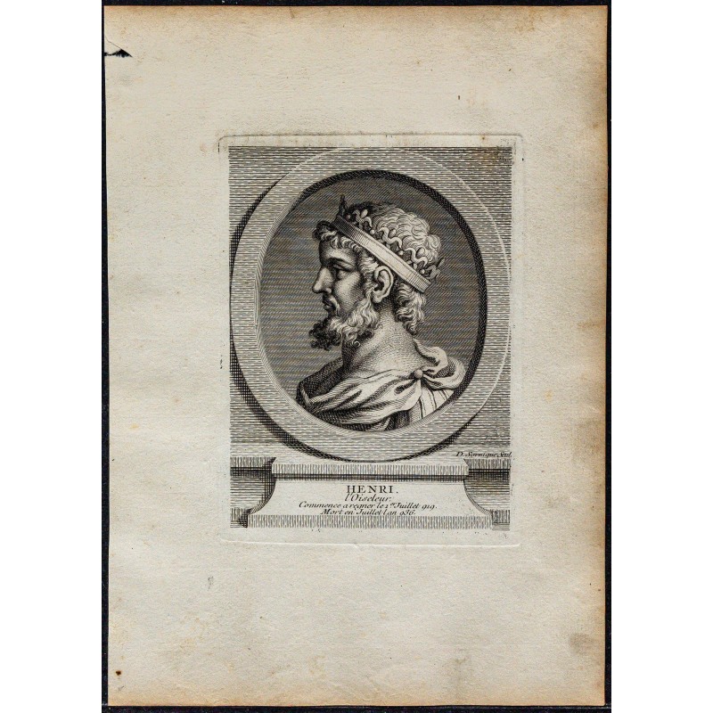 1778 - Portrait de Henri Ier dit l'Oiseleur 