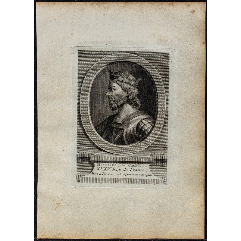 1778 - Portrait de Hugues Capet 