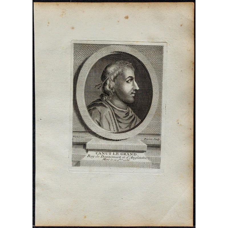 1778 - Portrait de Canut le Grand 