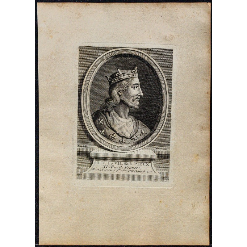 1778 - Portrait de Louis VII dit le Jeune 