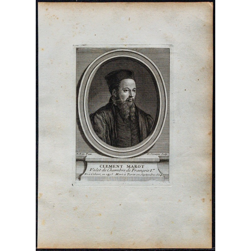 1778 - Portrait de Clément Marot 1778 - Portrait de Clément Marot