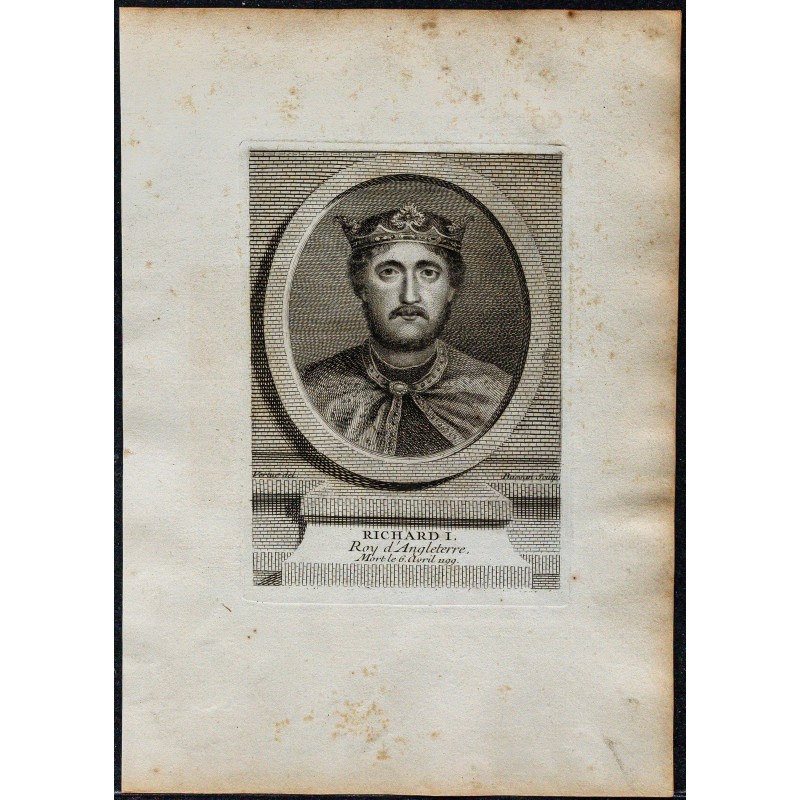 1778 - Portrait de Richard I (Coeur de Lion) 