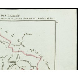 Gravure de 1802 - Département des Landes - 3