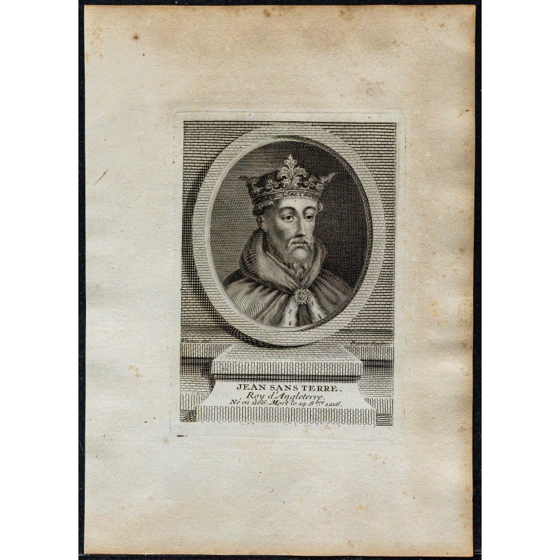1778 - Portrait de Jean sans Terre 1778 - Portrait de Jean sans Terre