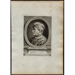 1778 - Portrait de Philippe III dit le Hardi 