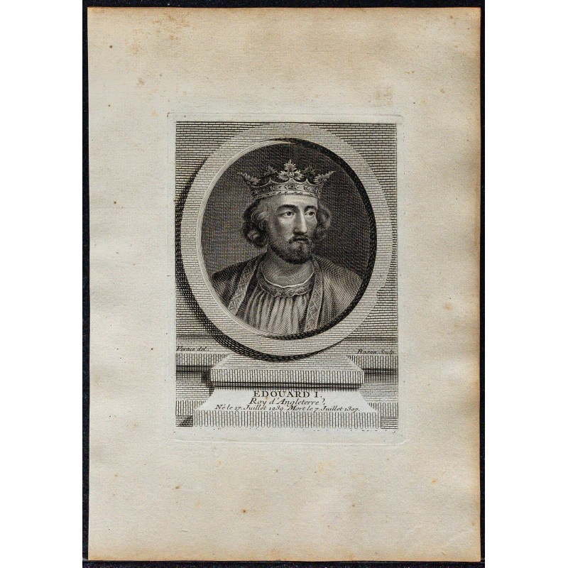 1778 - Portrait de Édouard I 