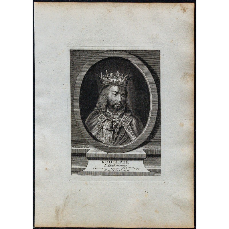 1778 - Portrait de Rodolphe Ier de Habsbourg 