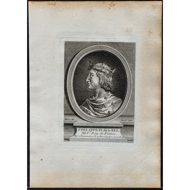 1778 - Portrait de Philippe IV dit le Bel 