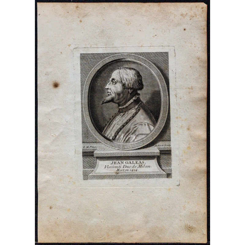 1778 - Portrait de Jean Galéas Visconti 1778 - Portrait de Jean Galéas Visconti
