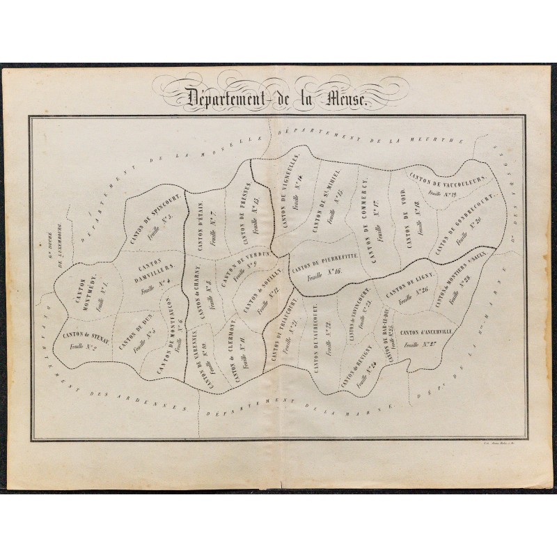1835 - Département de la Meuse 