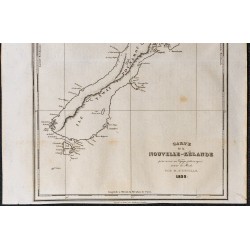 1835 - Carte de la Nouvelle-Zélande 