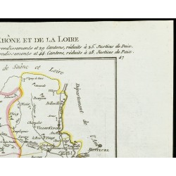 Gravure de 1802 - Département du Rhöne et de la Loire - 3