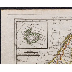 1823 - Carte de Scandinavie et de Laponie 