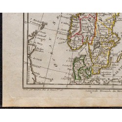 1823 - Carte de Scandinavie et de Laponie 