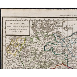 1823 - Carte d'Allemagne 