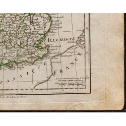 1823 - Carte Angleterre et Principauté de Galles 