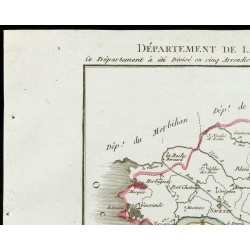 Gravure de 1802 - Département de la Loire Inférieure - 2