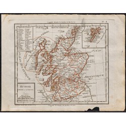 1823 - Carte d'Écosse 