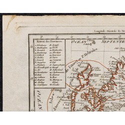 1823 - Carte d'Écosse 