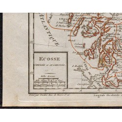 1823 - Carte d'Écosse 