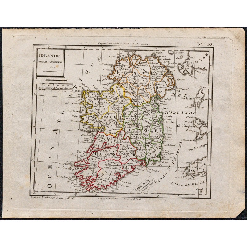1823 - Carte Irlande 