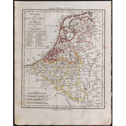 1823 - Carte du Royaume des Pays-Bas Unis 