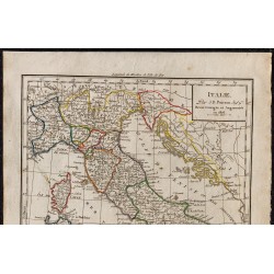 1823 - Carte de l'Italie 