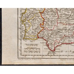 1823 - Carte Espagne et Portugal 