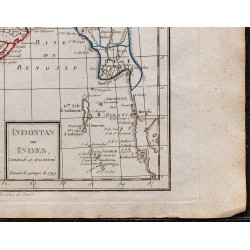 1823 - Carte de l'Indostan (Indes) 
