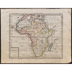 1823 - Carte d'Afrique 