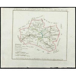 Gravure de 1802 - Département du Loiret - 1