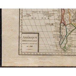 1823 - Carte d'Amérique Méridionale 