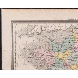 1860 - Carte de la France (provinces) 