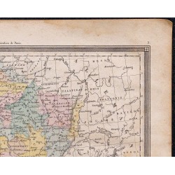 1860 - Carte de la France (provinces) 