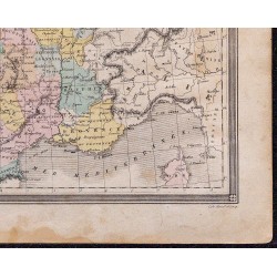 1860 - Carte de la France (provinces) 