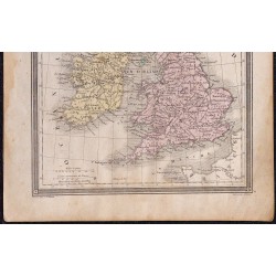 1860 - Carte des îles Britanniques 