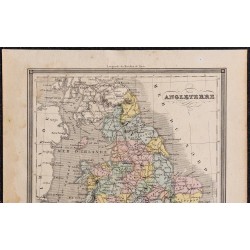 1860 - Carte de l’Angleterre 