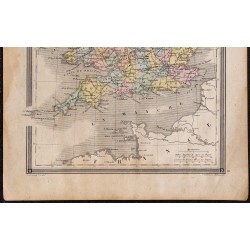 1860 - Carte de l’Angleterre 