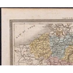 1860 - Carte de la Belgique 