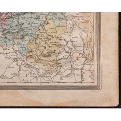 1860 - Carte de la Belgique 