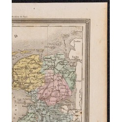 1860 - Carte de la Hollande 