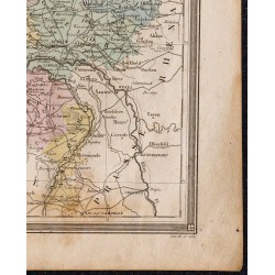 1860 - Carte de la Hollande 