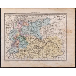 1860 - Carte de l’Allemagne 