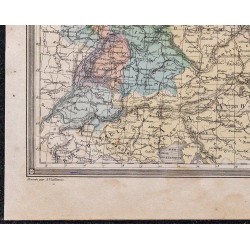 1860 - Carte de l’Allemagne 