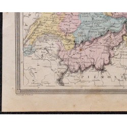 1860 - Carte de la Suisse 